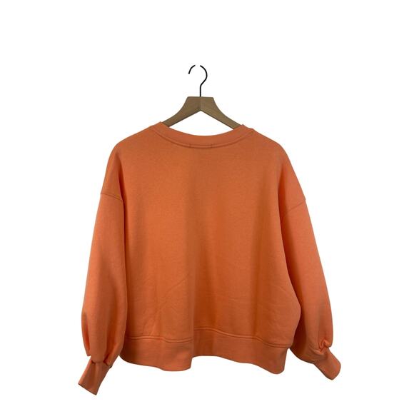 Judith March “MAMACITA PULLOVER” sweatshirt Orange Multicolor NWT Women’s  S - Picture 7 of 8